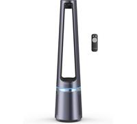 ASFASFq-Eclipse 2-en-1 Ventilateur purificateur, Ventile et filtre l¿air, Particules fines, 32 dB (A), Puissant, Oscillation, 12 vitesses, Minuteur, Départ différé QU5030F0