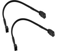 ASFASFq-ECSiNG 2Pcs Adaptateur de Ventilateur ARGB 3-Pin 5V vers RGB 4-Pin Câble 16.5cm Compatible avec NZXT AER RGB & 2 RGB Fan Compatible avec NZXT F120 RGB Core Fan