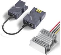 ASFASFq-EDUP Starlink GigE PoE Injector 150W, Starlink Dishy Adaptateur de câble vers RJ45, Starlink DC Step UP Convertisseur 12V vers 48V, supporte Starlink V2 Internet Kit réseau Satellite