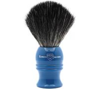 Asfasfq-Edwin Jagger 1ej333syn Blaireau De Rasage Végétal Classique Noir En Fibres Synthétiques Pour Crème De Rasage Ou Savon De Rasage Pour Hommes (Bleu)