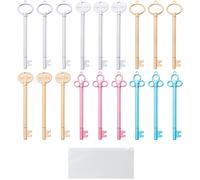 Asfasfq-Ehdwxvzm Lot De 18 Stylos À Bille, 1 Sac De Rangement, Stylos De Papeterie, Stylos Rétro, Fournitures Scolaires