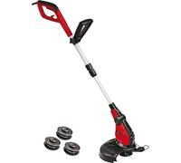 ASFASFq-Einhell Coupe-bordures électrique GC-ET 4530 SET (450 W, Longueur du fil 10 m , Etrier de protection, Livré avec 3 bobine de fil)