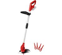 ASFASFq-Einhell Coupe-bordures sans fil GC-CT 18/24 Li Power X-Change ( 18V, poignée de guidage télescopique à l'infini, 20 lames en plastique incluses) Livré avec Batterie 2,0 Ah et Chargeur