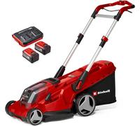 ASFASFq-Einhell Professional Tondeuse à gazon sans fil RASARRO 36/42 Kit Power X-Change (36V, largeur de coupe: 42 cm, Bac 50L, moteur sans charbon) Livré avec 2 Batteries 5,2 Ah + Chargeur double