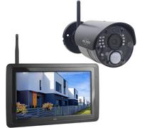 ASFASFq-ELRO CZ40RIPS Kit de caméra de Surveillance sans Fil Full HD 1080p avec écran 7" et Application