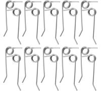 ASFASFq-eMagTech 10 Paires de Ressorts Solides en Acier Inoxydable pour Scarificateur Électrique Compatible avec WOLF-Garten VS 302 E VA 303 E 10x Ressort Droit 10x Ressort Gauche