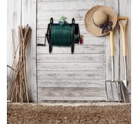 ASFASFq-Enrouleur Mural de Tuyau,Tambour Enrouleur Tuyau d'arrosage manivelle, 60 m de Long, en Acier,HlP41,5x54x45cm