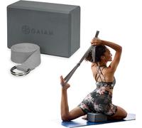 Asfasfq-Ensemble Bloc De Yoga Et Sangle De Yoga ¿ Bloc De Yoga Avec Sangle, Accessoires De Pilates Et De Yoga Pour Aider À Étendre Et Approfondir Les Étirements, Kit De Yoga Pour La Stabilité,