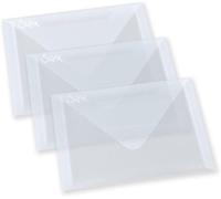 Asfasfq-Enveloppes En Plastique Sizzix, 12.7cm X 17.4cm, Pack De 3