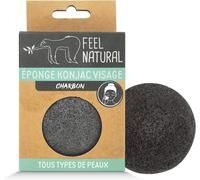 Asfasfq-Eponge Konjac Visage Naturelle - Nettoie Et Purifie - Démaquille Le Visage En Douceur - Eponge Visage Konjac Et Charbon Naturel Exfoliante - Routine Beauté, Skincare, Douche -