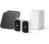 ASFASFq-eufy Security eufyCam 2C Camera Surveillance WiFi exterieure sans Fil, pour HomeBase 2, autonomie de 180J, Transmission HD avec 1080p, sans Frais mensuels, Kit 2 caméras, avec Panneau solaire