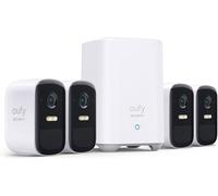 ASFASFq-eufy Security eufyCam 2C Pro Camera Surveillance WiFi exterieure sans Fil, Autonomie 180jours, Résolution 2K, Vision Nocturne, sans Frais mensuels, Kit 4 caméras