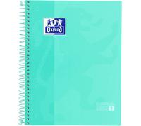 Asfasfq-Europeanbook1 Cahier Quadrillé A5 Quadrillé 5 X 5, Couverture Extra Rigide, 80 Feuilles, Couleur Menthe Glacée