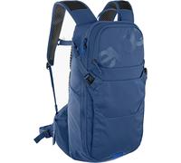 ASFASFq-EVOC RIDE 12 Protektor Sac à dos de vélo, sac à dos de trekking (gestion intelligente des poches, backpack avec rembourrage dorsal, poche d'hydratation de 2l), Denim