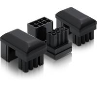 ASFASFq-EZDIY-FAB Carte d'adaptateur d'alimentation de connecteur d'angle de 180 degrés GPU VGA PCIe 8 Broches U Turn pour Carte Graphique de Bureau-Type inversé 3-Pack