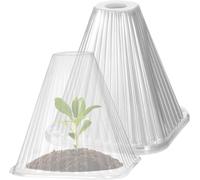 ASFASFq-Faankiton 20PCS Cloches pour Plantes de Jardin, Cloche de Jardin Réutilisable, Cloches de Plan-tes de Jardin, Cloche de Plante en Plastique, Chapeaux de Plantes, Cloches de Protection pour Pl
