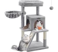 Asfasfq-Feandrea Arbre À Chat, Tour De Jeux, Grand Plate-Forme, Gris Clair Pct51w