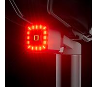Asfasfq-Feu Arrière De Vélo Intelligents, Induction De Freinage Usb Rechargeable, 6 Modes Led Lumière Arrière, Eclairage Vélo Arrêt De Démarrage Automatique, Ipx4 Etanche