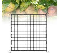 ASFASFq-Filet à Ramer, Filet pour Plante Grimpante Exterieur, Treillis 120x 120 cm avec Une Maille Concombre Élastique avec 4 Crochets, Treillis Jardin Palissage Peut être étendu 180x 180 cm