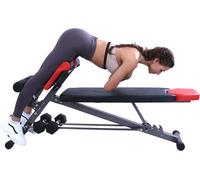Asfasfq-Finer Form ¿ Banc Multifonction Pour Entraînement Complet Du Corps Tout En Un ¿ Extension Du Dos ¿ Chaise Romaine, Abdos Réglable ¿ Banc De Musculation