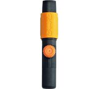 ASFASFq-Fiskars Adaptateur universel pour une utilisation des manches Fiskars QuikFit avec les têtes d'outils d'autres fabricants, Longueur: 17 cm, Plastique renforcé de fibre de verre, Noir/Orange,