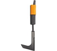 ASFASFq-Fiskars Couteau grattoir pour terrasse, Désherbage entre les dalles/pavés, Tête d'outil QuikFit, Longueur: 25 cm, Lame en acier, Noir/Orange, QuikFit, 1000687