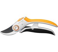 ASFASFq-Fiskars Sécateur à Lame Franche PowerLever pour Branches fraîches, Revêtement Antiadhésif, Lames/Poignées en aluminium, Noir/Orange, Plus, P751, 1057172