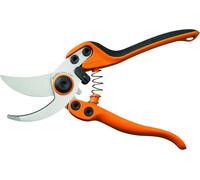 ASFASFq-Fiskars Sécateur professionnel à lames franches, Lames en Acier, Longueur: 20 cm, Noir/Orange, PB-8 M, 1020204