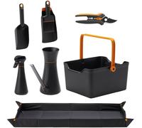 ASFASFq-Fiskars Urban Plant Care Set 7 pcs, Noir/Orange
