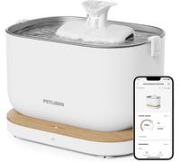 Asfasfq-Fontaine A Eau Chat De App Surveillance,2,5l Dockstream Fontaine À Eau Pour Chat,Statistiques Intelligentes De L'eau Potable,Ultra Silencieux,Multi-Filtration,Wi-Fi 2,4ghz