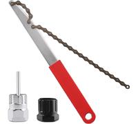 Asfasfq-Foydream Outils De Demonte De Cassette Vélo Chain, 3 Pcs Kit D'outils De Chaîne Pour Fouet De Chaîne De Vélo Pour Shimano/Sram/Sunrace/Suntour/Chris King, Convient Aux Chaînes De 5-12 Vitesse