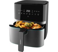 ASFASFq-Friteuse sans Huile 5,5 L Cecofry Full InoxBlack Pro 5500. 1700 W, Diététique, Numérique avec Finitions en Acier inoxydable, 5,5 L de capacité et technologie PerfectCook