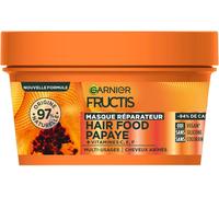 Asfasfq-Fructis Hair Food - Masque Réparateur À La Papaye - Formule Vegan À 97% D'origine Naturelle - Pour Cheveux Abîmés - 320 Ml