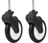 Asfasfq-Ftvogue 1paire De Roues Avant De Poussette Pour Bébé, Jeu De Roues Avant Remplaçables En Caoutchouc 7,9 * 5,9 * 2,8 Pouces