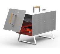 ASFASFq-fumoir électrique Otto en inox pour fumage à chaud, barbecue fumoir, 26x26x47cm