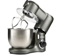 ASFASFq-G20149 Robot Pâtissier Pastaio, 1800 W (max), Bol 7 L, 6 Vitesses, Cuve INOX, Accessoires inclus, Crochet unique, Gris Anthracite