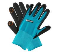 ASFASFq-Gant jardinage et sol 9/L : Gants pour travaux jardinage et sol, imperméable avec revêtement en nitrile, design spécial « mobile touch » pour utilisation de smartphone (11512-20)