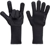 ASFASFq-Gants de barbecue - Gants de feu résistants à la chaleur jusqu'à 800 °C, gants ignifuges en fibre d'aramide - Surface antidérapante grâce aux picots en silicone - Certifié selon EN 407 et EN