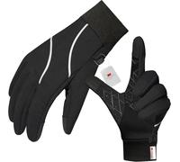 Asfasfq-Gants Hiver Homme Femme, Gants Chauffants Vélo Antidérapant, Gants Thermique Tactiles 3m Thinsulate, Sous Gants Chauds Moto Résistants À L'eau Pour Le Cyclisme, La Randonnée Et La Course