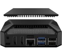 ASFASFq-GeeekPi Argon One V3 Case for Raspberry Pi 5, Boîtier Aluminium pour Raspberry Pi 5 avec Ventilateur intégré