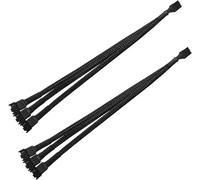 ASFASFq-GeekerChip 4 Pièces Câble de Ventilateur D'ordinateur,Hub pour 4 Pin PWM Fans,Y Shaped Splitter Câble Concentrateur de Ventilateur¿for Multiple Power Connector Fans