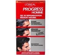 Asfasfq-Gel De Repigmentation Sans Ammoniaque - Coloration Des Cheveux Blancs Pour Hommes - Résultat Naturel Sur Tous Types De Cheveux - Contient 4 Applications - Progress Homme