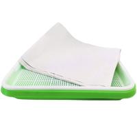 ASFASFq-germoir pour graines à germer, 6pcs Plateaux de Germination de Graines des Semences, Bacs à Semis avec Étagère en Plastique Extra Solide Germinateur Pots Kit,Seed Trays