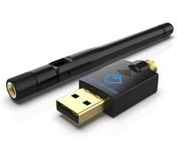 ASFASFq-GigaBlue Ultra 600Mbps W-LAN 2.4 & 5 GHz USB 2.0 WiFi Dual Band Adapter 5GHz+2.4GHz 1x 5dBi High Speed 802.11ac Wireless Netzwerk Adapter WiFi Empfänger für Windows/Mac OS/Linux