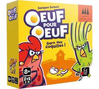 ASFASFq-GIGAMIC - Oeuf pour Oeuf - Le Jeu d'ambiance pour Toute la Famille où Observation et rapidité sont Les maitres Mots - A partir de 8 Ans - De 2 à 6 Joueurs.