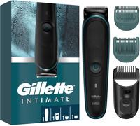 Asfasfq-Gillette Intimate Tondeuse Intime Homme L5 Pour Un Rasage Doux Du Pubis, Tondeuse Electrique, Etanche Et Sans Fil, 3 Sabots, Lames Affutées Inusables Sans Besoin De Rechange, Technologie Brau