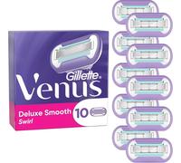 Asfasfq-Gillette Venus Lot De 10 Recharges De Rasoir Pour Femmes Deluxe Smooth Swirl, Cartouches Originelles A 5 Lames Pour Un Rasage Doux Et Efficace, Avec Un Ruban Hydratant Pour Protéger La Peau S