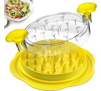ASFASFq-Grand broyeur de poitrine de poulet avec brosse et fourchette ; machine à déchiqueteuse de viande visible, bande antidérapante, poignée ergonomique, sans BPA, convient pour le porc, le b?uf,
