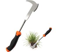 ASFASFq-Grattoir à joints, désherbeur en acier inoxydable, avec bord dentelé, broyeur manuel pour creuser, enlever la mousse et les mauvaises herbes