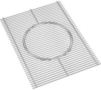 ASFASFq-Grille de Cuisson en INOX avec Système Gourmet, 60 x 44 cm, pour Barbecues à Gaz Weber Spirit I/II Série 300, Genesis 1-5/1000-5000, Sliver B/C et Smokefire EX4/EX6/EPX4/EPX6